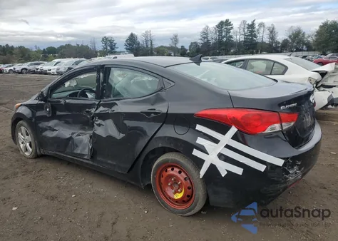 2013 Hyundai Elantra Gls z USA, uszkodzony, nr VIN 5NPDH4AE4DH406819